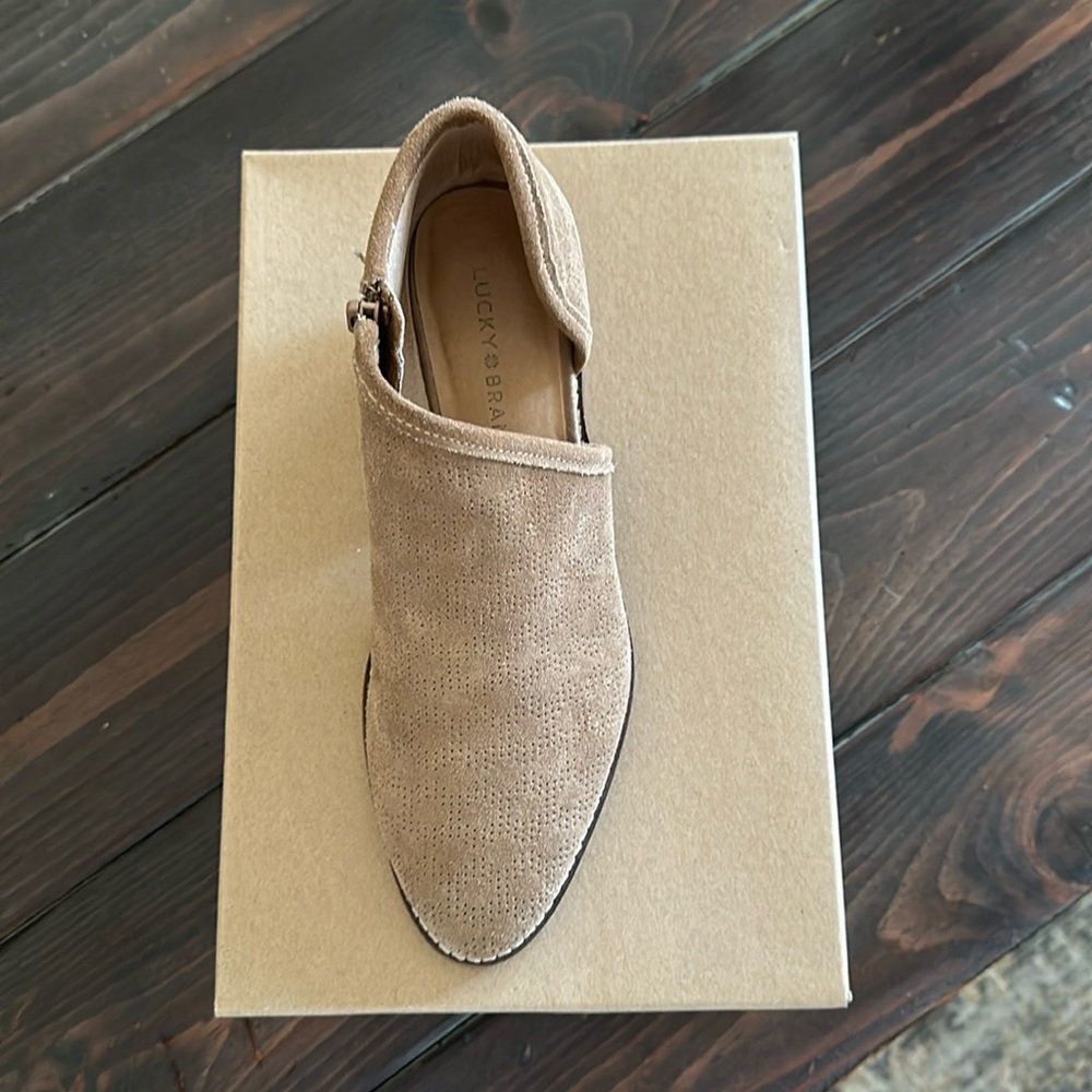 Gently used lucky brand bootie